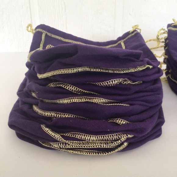 LOT OF 20 CROWN ROYAL PURPLE FELT DRAWSTRING BAGS - Picture 4 of 5
